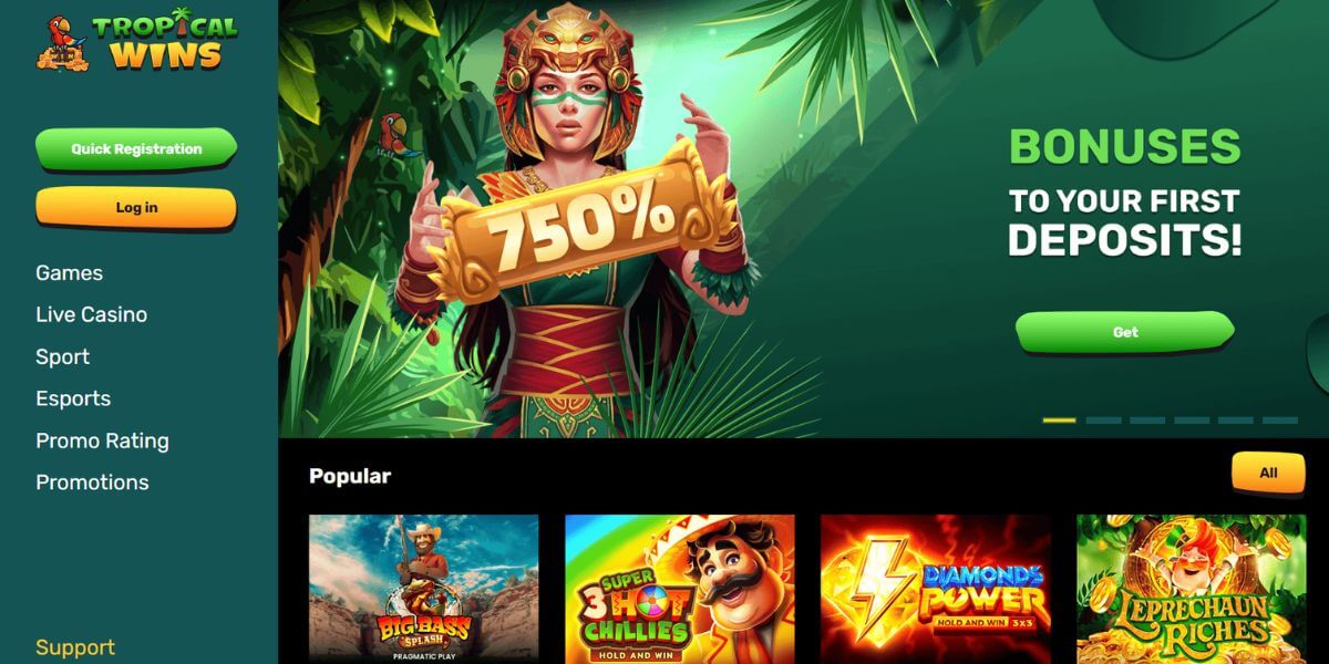 Tropical wins Casino